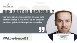 Parole d'alumni : Guillaume DROULERS, Directeur Associé